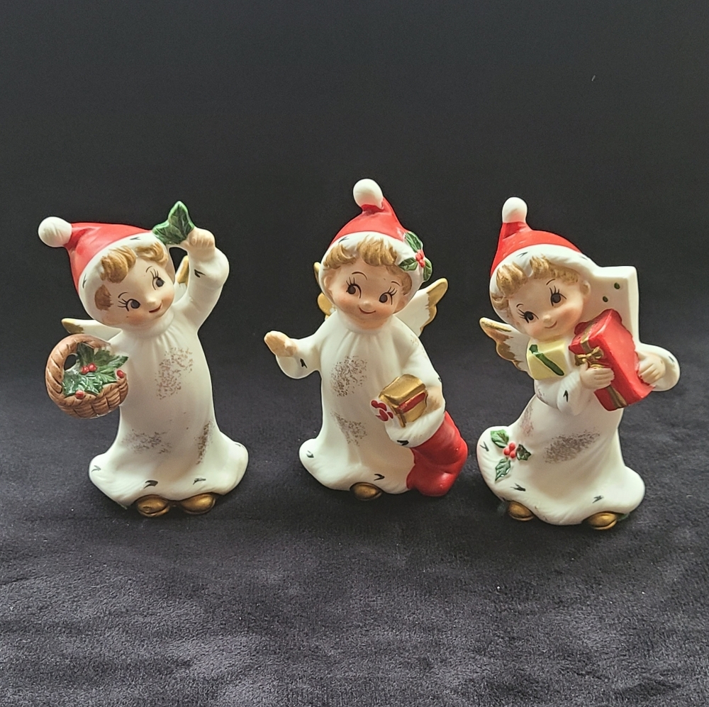 Lefton Vintage Christmas Angels